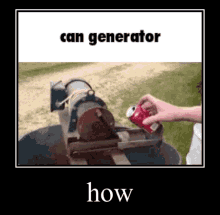 can generator can reverse