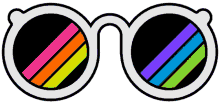 sunglasses rainbow