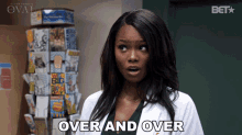 Over And Over Sharon Welles GIF - Over And Over Sharon Welles The Oval GIFs