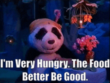 Magic Mountain Panda GIF - Magic Mountain Panda Im Very Hungry GIFs
