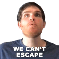 We Cant Escape Sam Johnson Sticker - We Cant Escape Sam Johnson Theres No Escape Stickers