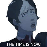 The Time Is Now Cassandra De Rolo Sticker - The Time Is Now Cassandra De Rolo The Legend Of Vox Machina Stickers
