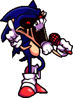 Sonic Exe Up Pose Sticker