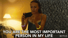 You Are The Most Important Person In My Life Laura Haddock GIF - You Are The Most Important Person In My Life Laura Haddock Zoe Walker GIFs