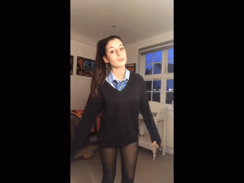 Dancing Girl Tights School Girl GIF - Dancing Girl Tights School Girl Tights  - Discover & Share GIFs