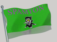 Spamton Nation Spamton GIF - Spamton Nation Spamton Flag GIFs