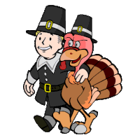 Thanksgiving Pilgrim Sticker - Thanksgiving Pilgrim Fallout Stickers