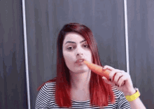 Girl Eating GIF - Girl Eating Carrot GIFs