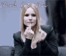 Fuck You Middle Finger GIF - Fuck You Middle Finger Lipstick GIFs
