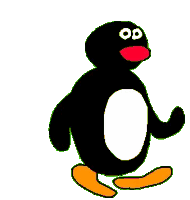 Pingu Penguin Sticker