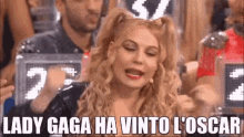 Lisa Fusco Lady Gaga Ha Vinto L Oscar GIF - Lisa Fusco Lady Gaga Ha Vinto L Oscar Regina Lady Gaga GIFs