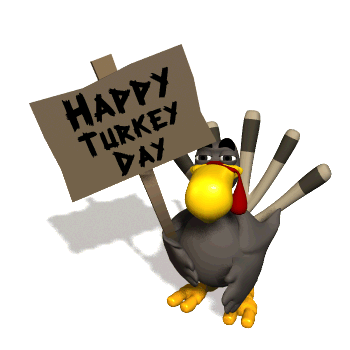 happy turkey gif