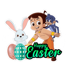 Happy Easter Jaggu GIF