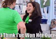 Superstore Amy Sosa GIF - Superstore Amy Sosa I Think Ive Won Her Over GIFs