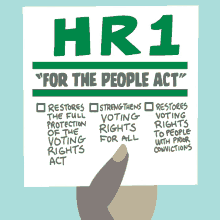 Hr1 For The People Act GIF - Hr1 For The People Act Constitution GIFs