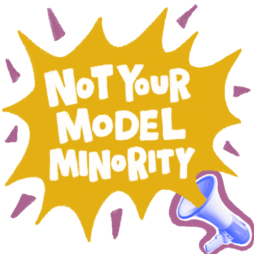 Not Your Model Minority Atlanta Sticker - Not Your Model Minority Atlanta Atlanta Georgia Stickers