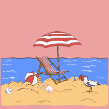 Keep It Simple Beach GIF - Keep It Simple Beach Umbrella GIFs
