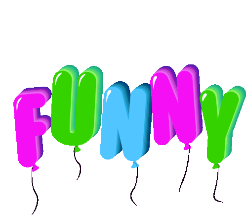 Funny Balloons Sticker - Funny Balloons Colorful Stickers