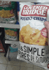 Covered Bridge Plain And Simple GIF - Covered Bridge Plain And Simple Plain Chips GIFs