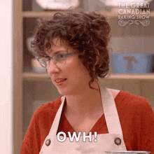 Owh Heather GIF - Owh Heather The Great Canadian Baking Show GIFs