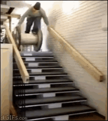 Trouble Stairs GIF - Trouble Stairs Fail GIFs