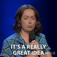 Its A Really Great Idea Celeste Barber GIF - Its A Really Great Idea Celeste Barber Celeste Barber Fine Thanks GIFs