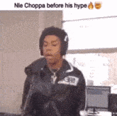 Nle Choppa Hype GIF - Nle Choppa Hype Before His Hype GIFs