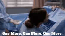 greys anatomy carina deluca one more one more one more delivering baby baby delivery