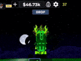 a screenshot of a video game with a price tag of $ 46.73k on it