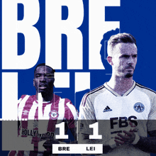 Brentford F.C. (1) Vs. Leicester City F.C. (1) Post Game GIF