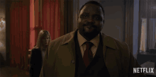 and who is that woman detective little brian tyree henry the woman in the window who is she