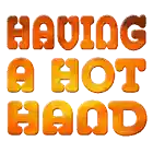 a sign that says having a hot hood