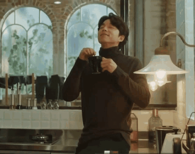 Coffee Goblin GIF - Coffee Goblin Gong Yoo GIFs