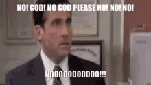 The Office No GIF - The Office No God GIFs