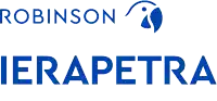 a logo for robinson ierapetra with a bird on it