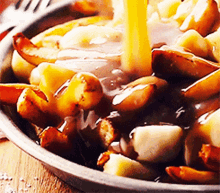 poutine food fries cheese gravy