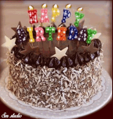happy birthday celebrate cake