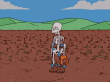 Sad Simpsons GIF - Sad Simpsons Skeleton GIFs