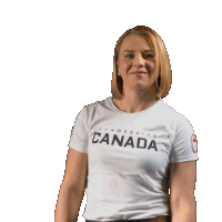 Okay Sign Erica Wiebe Sticker - Okay Sign Erica Wiebe Team Canada Stickers