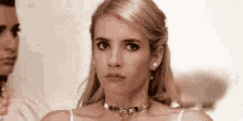 Mad Emma Roberts GIF - Mad Emma Roberts Death Glare GIFs
