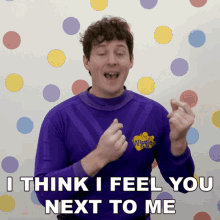 I Think I Feel You Next To Me Lachy Gillespie GIF - I Think I Feel You Next To Me Lachy Gillespie The Wiggles GIFs