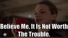 Chicago Fire Sylvie Brett GIF - Chicago Fire Sylvie Brett Believe Me It Is Not Worth The Trouble GIFs