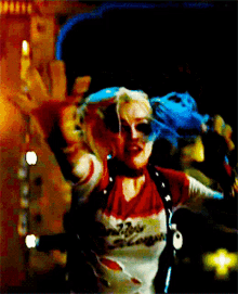 Harley Quinn Heyy GIF - Harley Quinn Heyy Falling GIFs