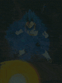 a computer generated image of a waterfall in a dark forest