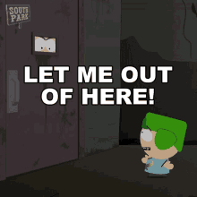 Let Me Out Of Here Kyle Broflovski GIF - Let Me Out Of Here Kyle Broflovski South Park GIFs