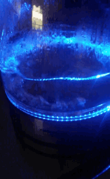 kettle boiling water blue flames