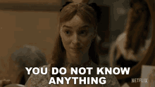 You Do Not Know Anything Phoebe Dynevor GIF - You Do Not Know Anything Phoebe Dynevor Daphne Bridgerton GIFs