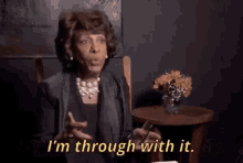 maxine waters im out of here