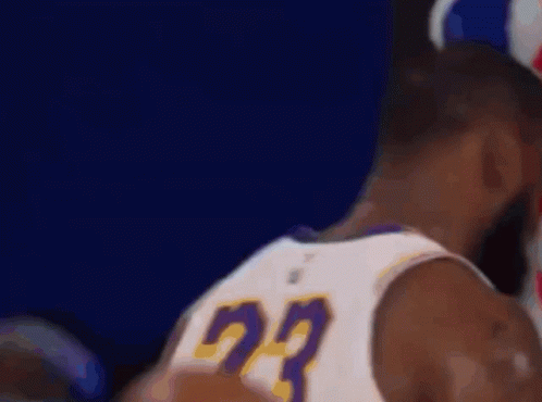 LeBron James gets mad when he doesn't get foul call (GIF)