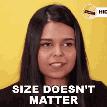 Size Doesnt Matter Aishwarya GIF - Size Doesnt Matter Aishwarya Buzzfeed India GIFs